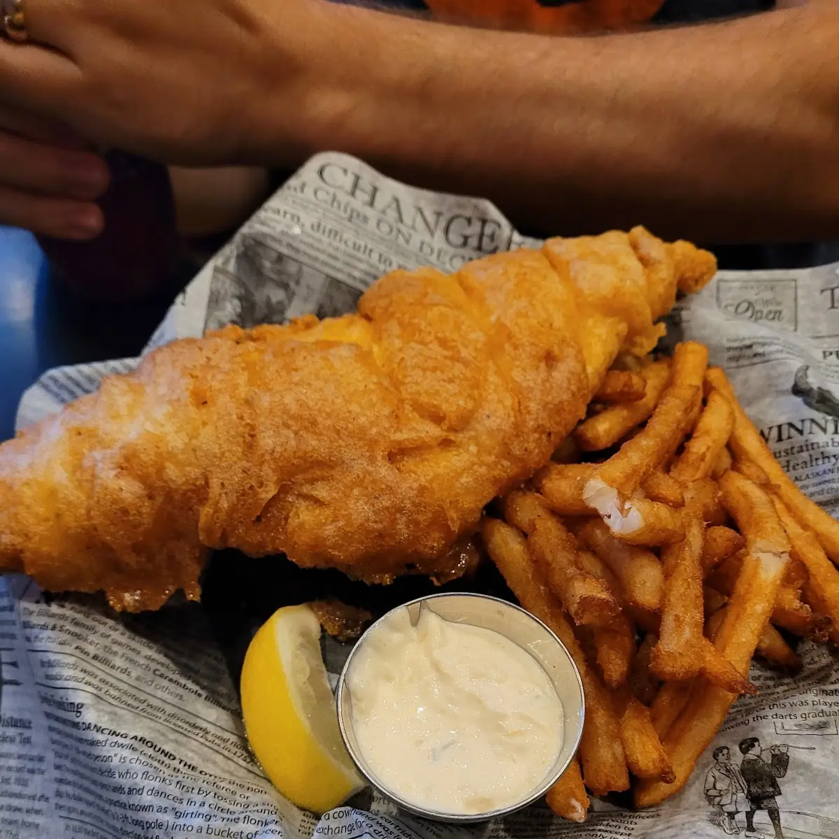 Hand Battered Fish N' Chips