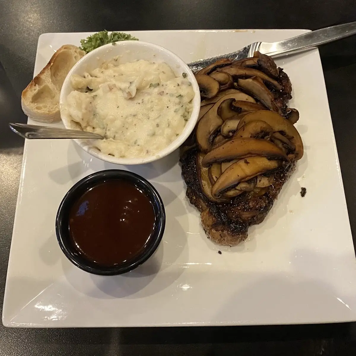 Ribeye Steak Mashed Potatoes