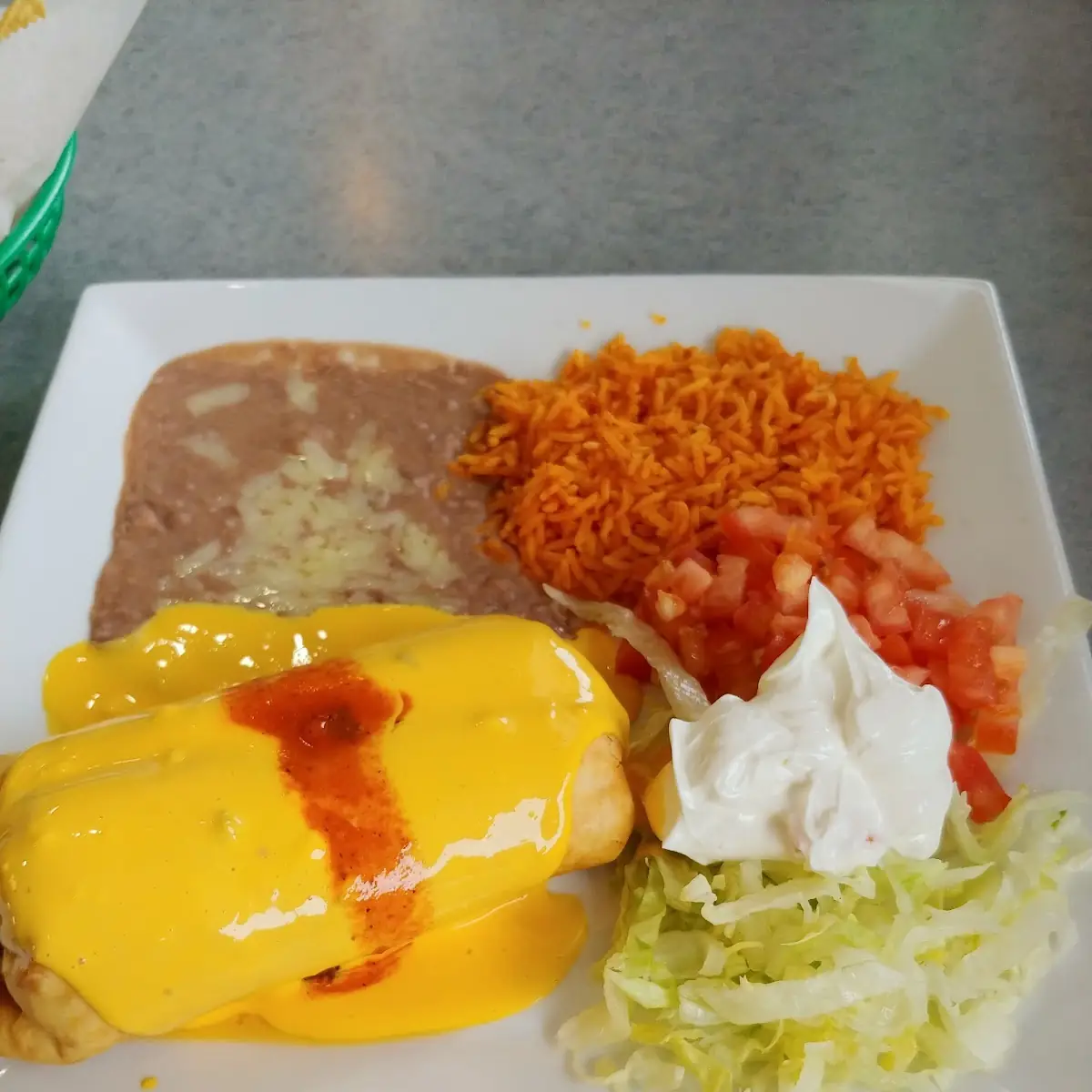 Fried Chicken Chimichanga