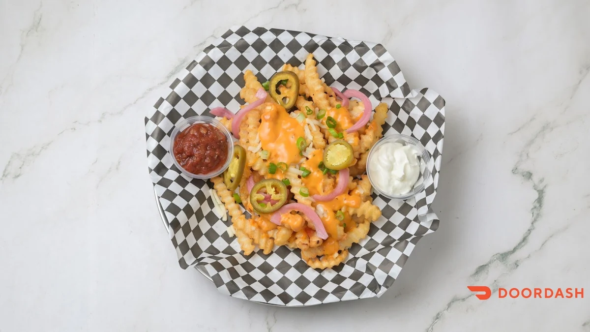 Crinkle Fries Nachos