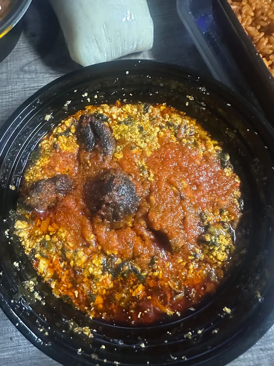 Egusi Soup with Beef