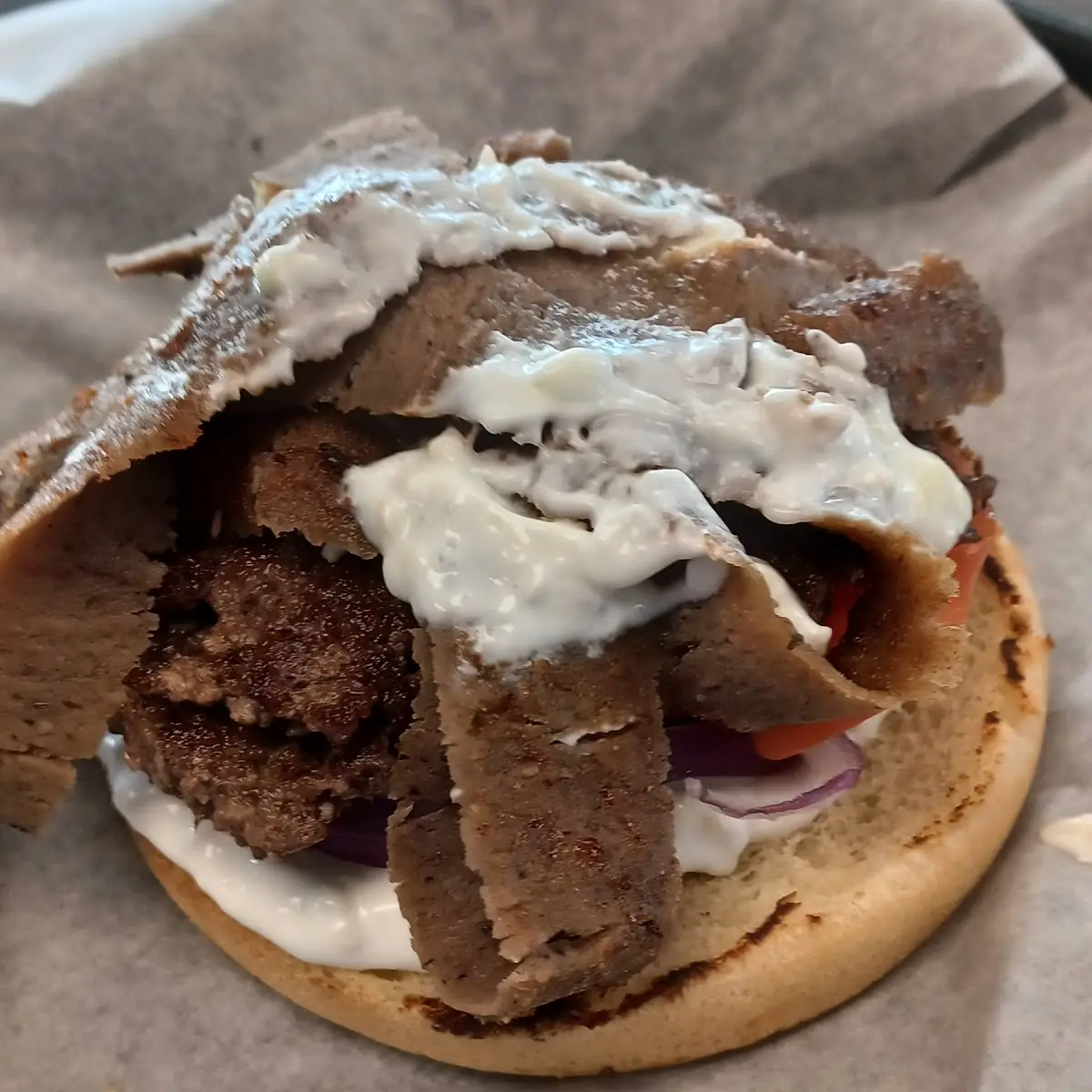 Greek Cheeseburger