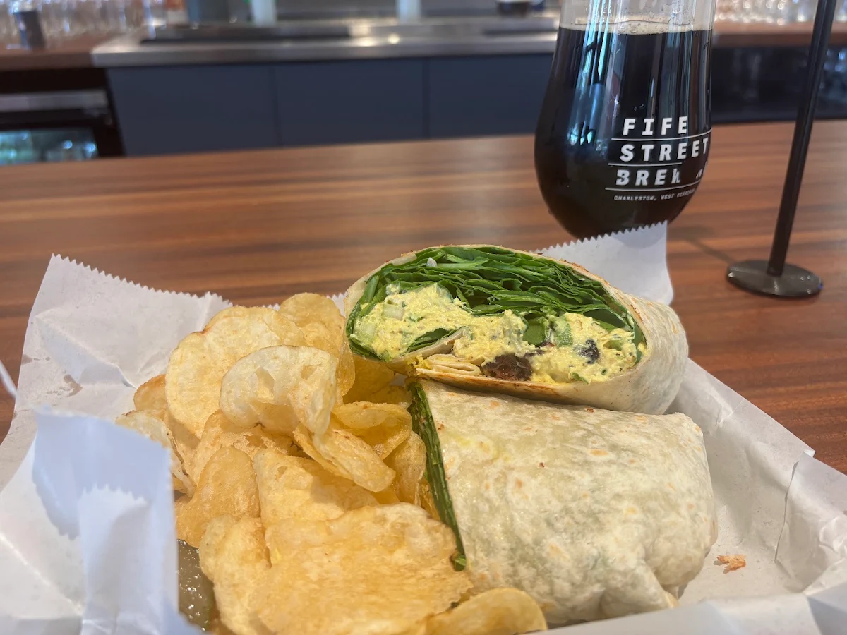 Curry Chicken Salad Wrap