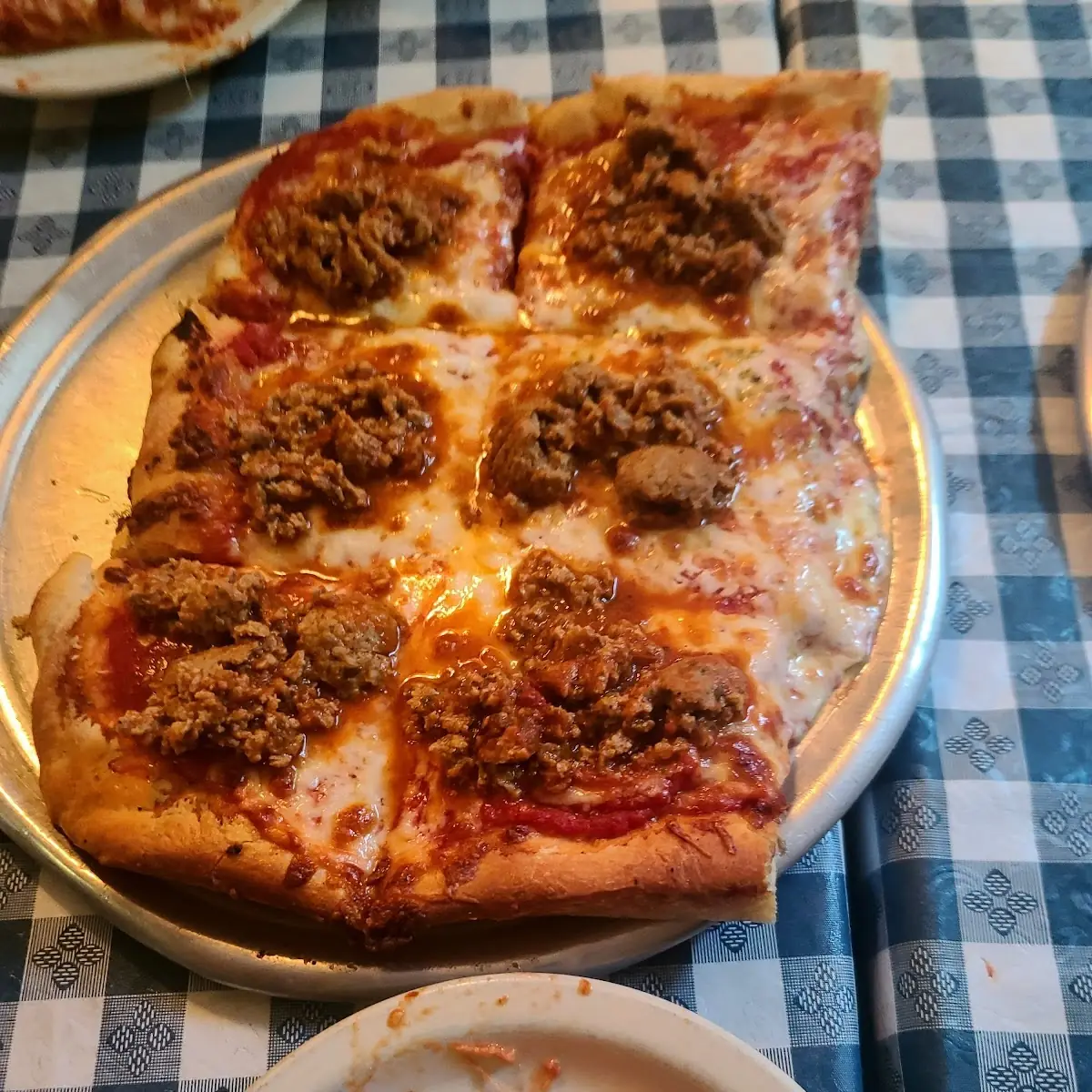 Pizza with Italian Meatballs
