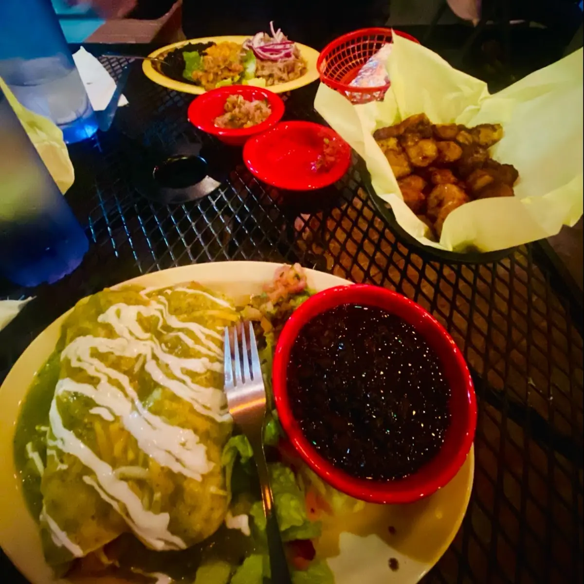 Crab Enchiladas Verdes