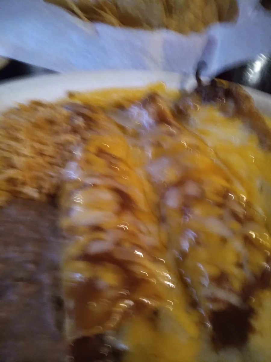 Beef and Cheese Enchilada Dinner with a Cheese Relleno