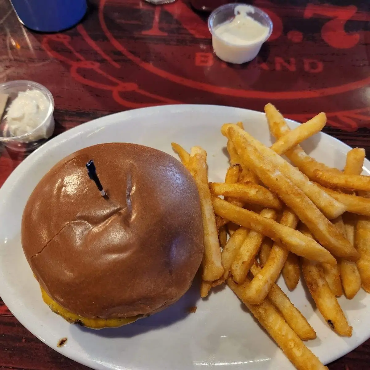 Cheeseburger and French Fries