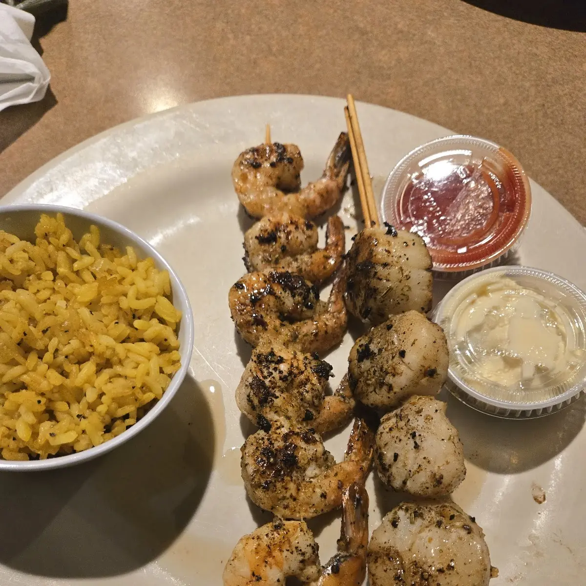 Grilled Shrimp and Scallops