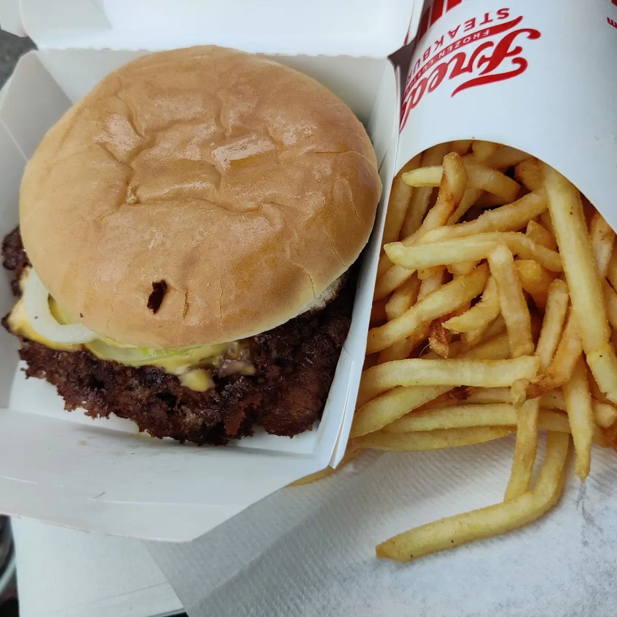 Double Cheeseburger with Fries