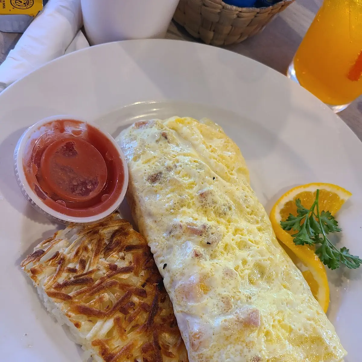 Ham and Cheese Omelette