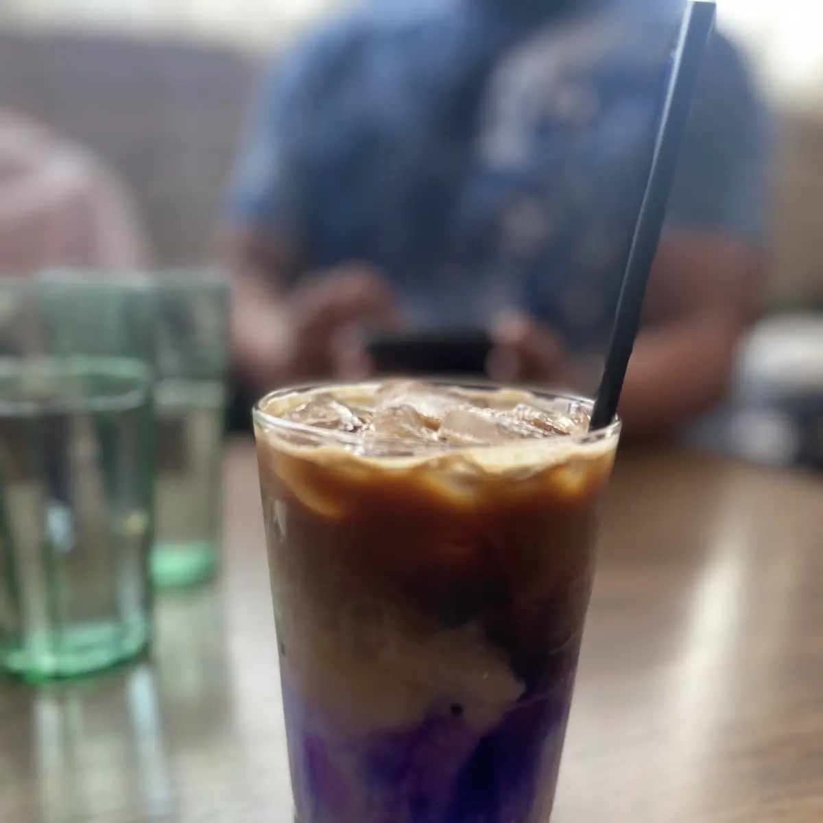 Purple Yam Coffee Drink