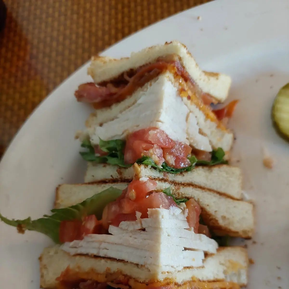 Clubhouse Sandwich, Falls Manor Restaurant