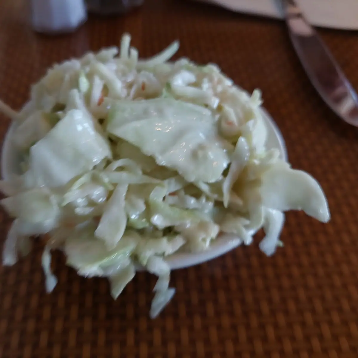 Coleslaw Salad, Falls Manor Restaurant