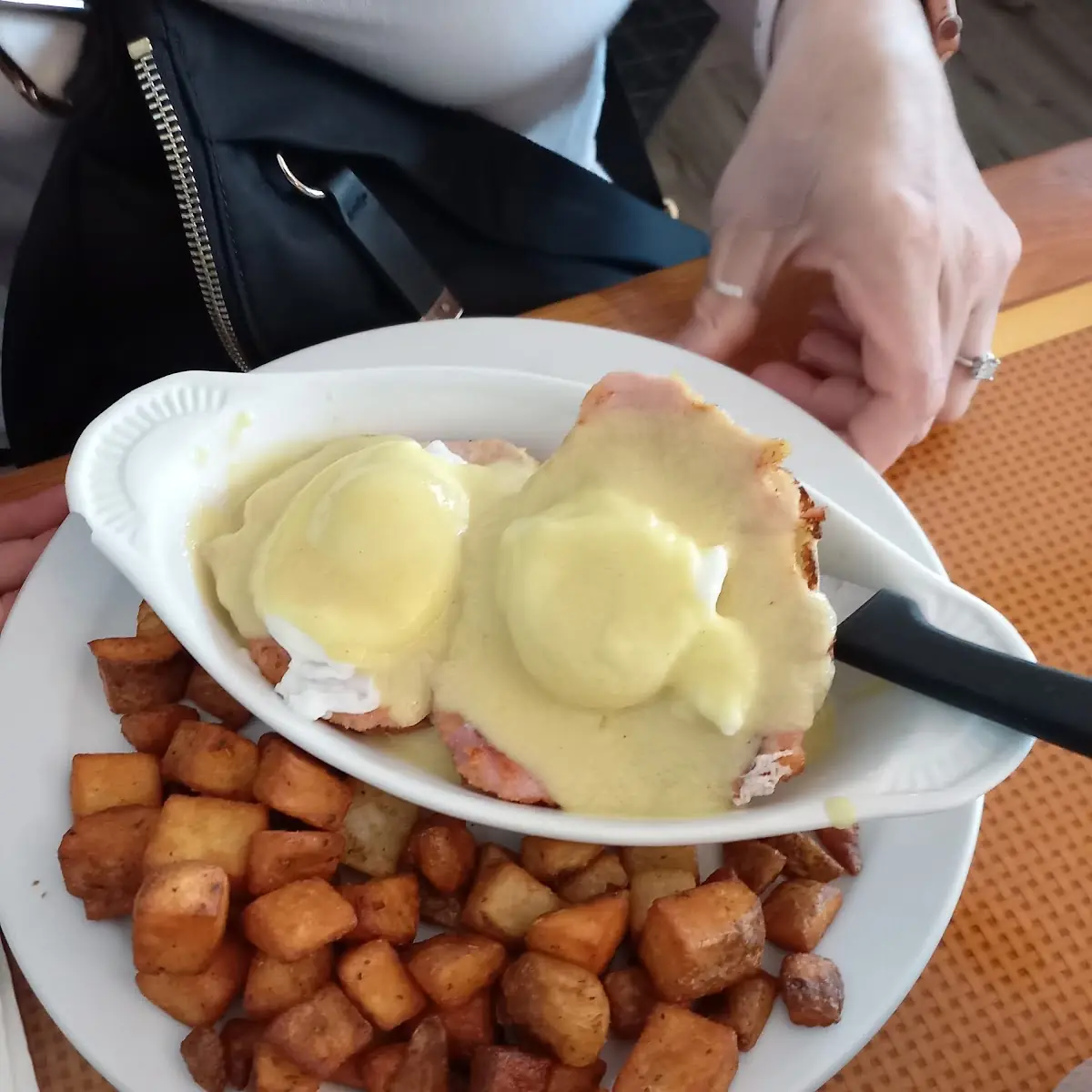Eggs Benedict, Falls Manor Restaurant