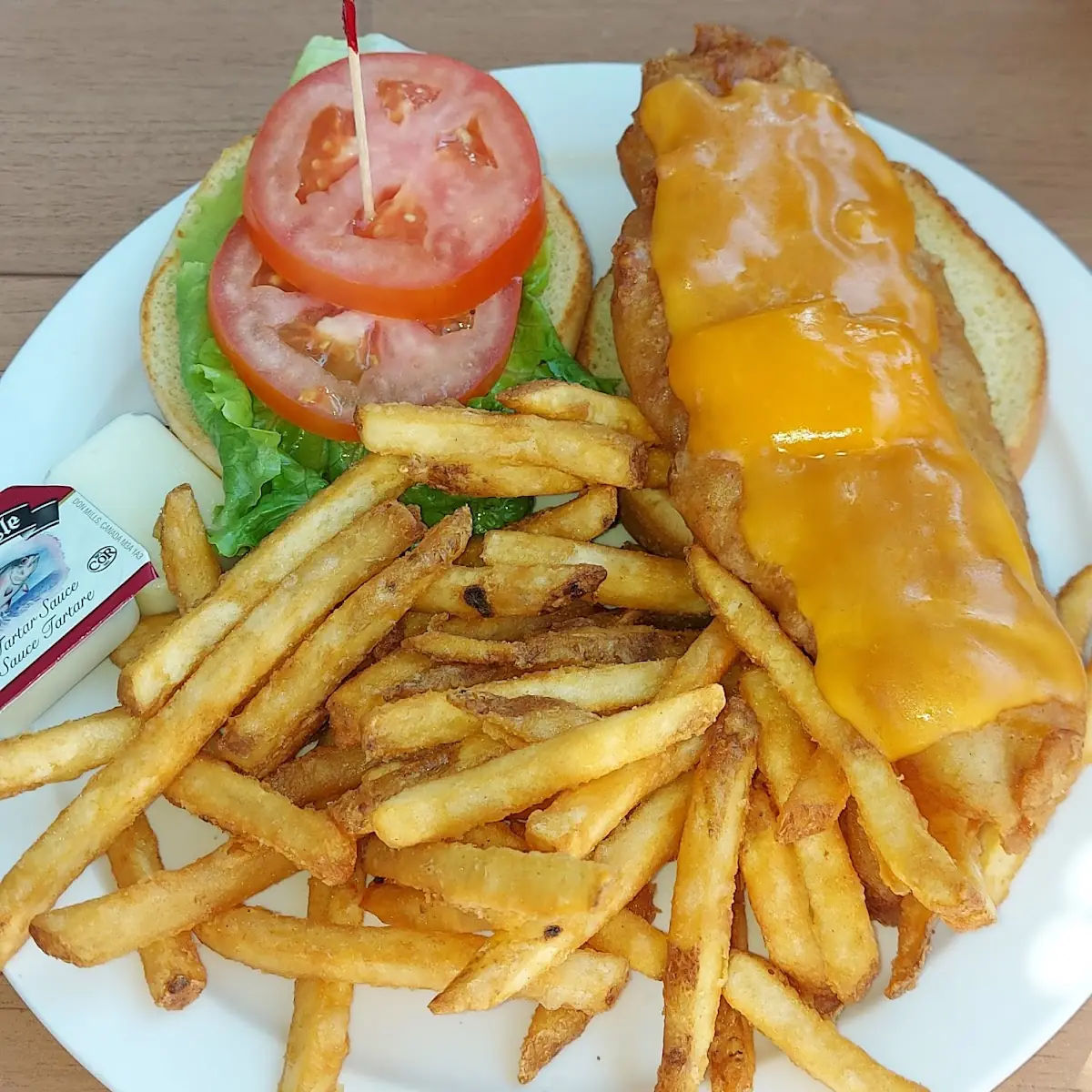 Fish Sandwich, Falls Manor Restaurant