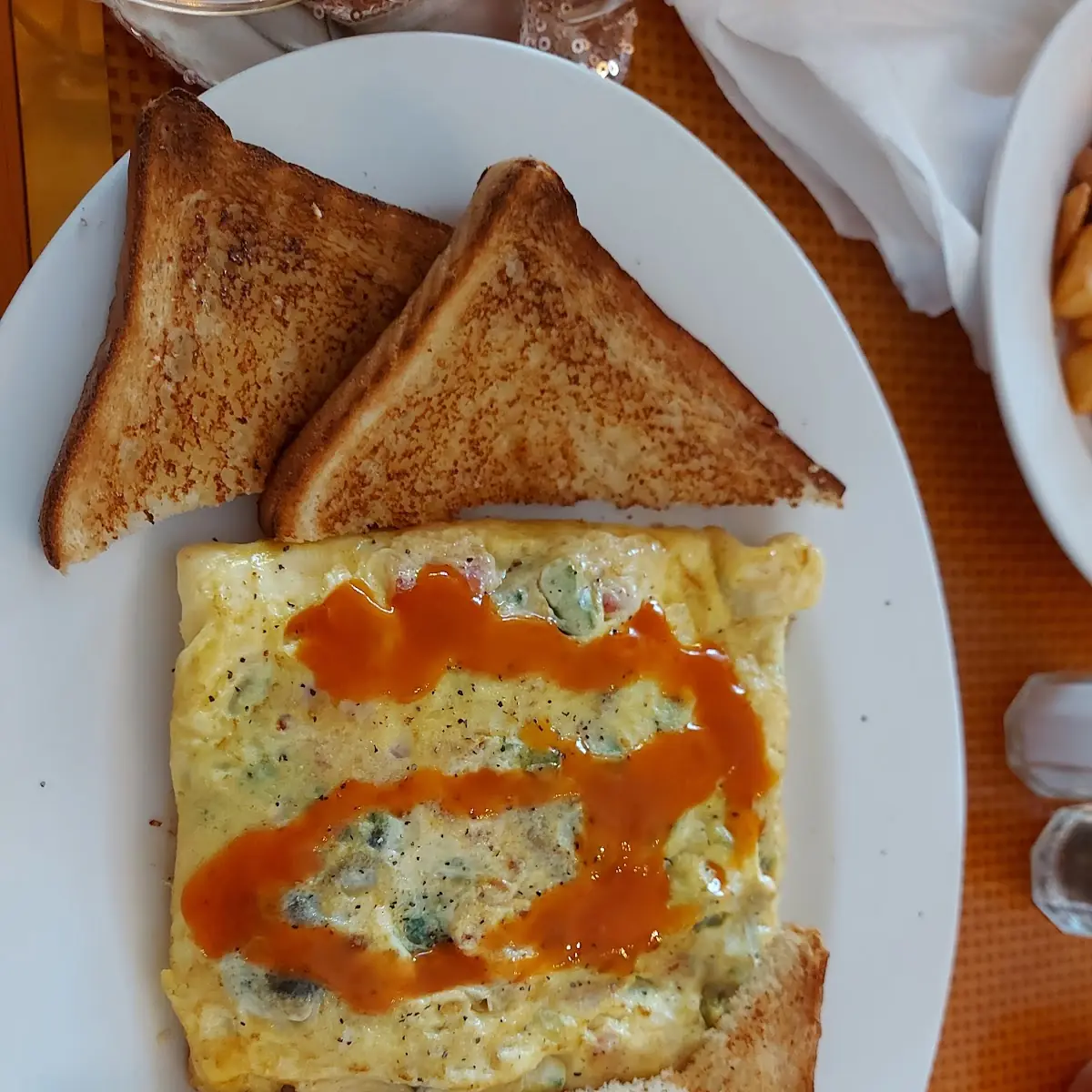 Omelet, Falls Manor Restaurant