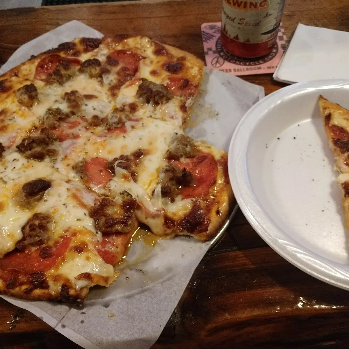 Sausage & Pepperoni Pizza
