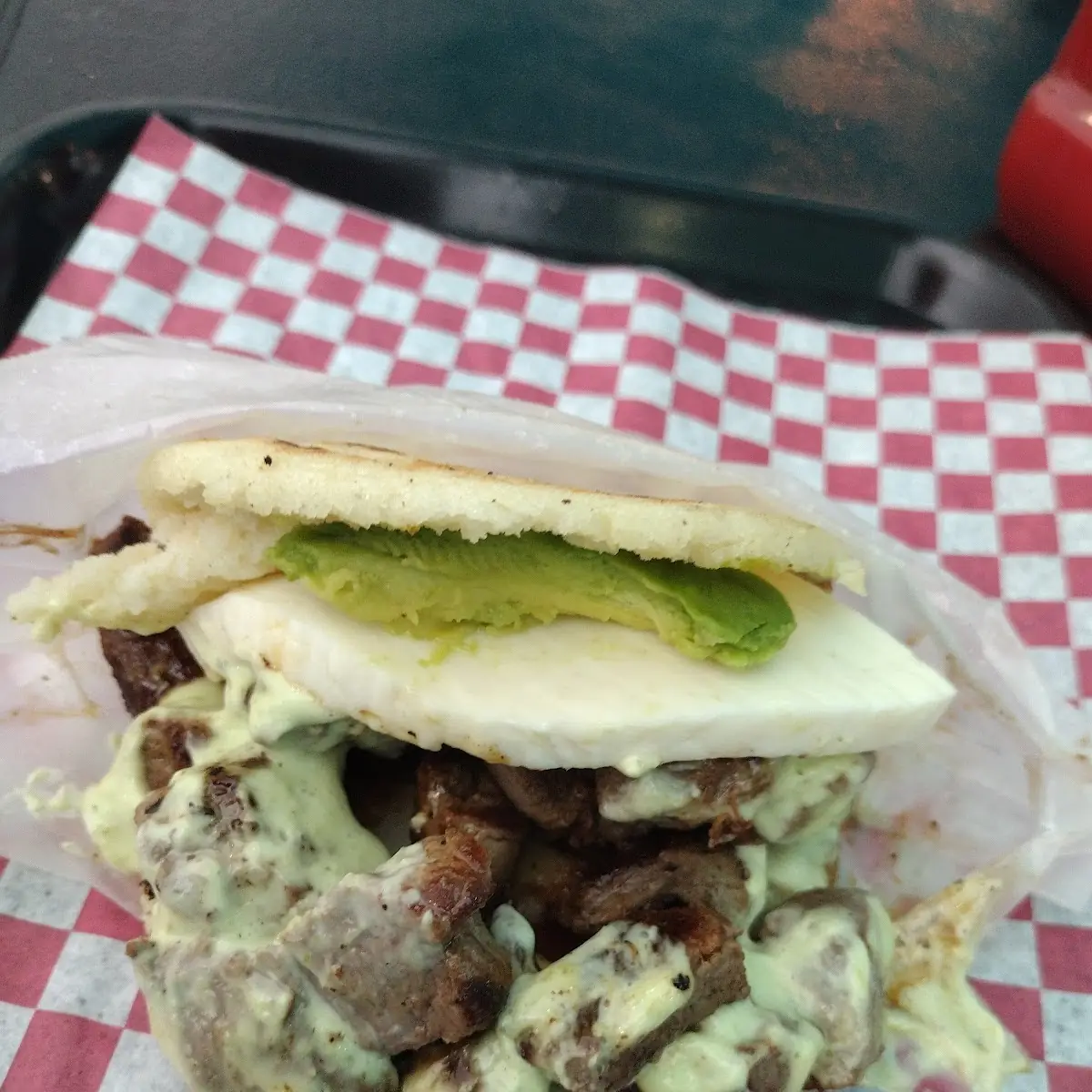 Arepa De Carne Asada