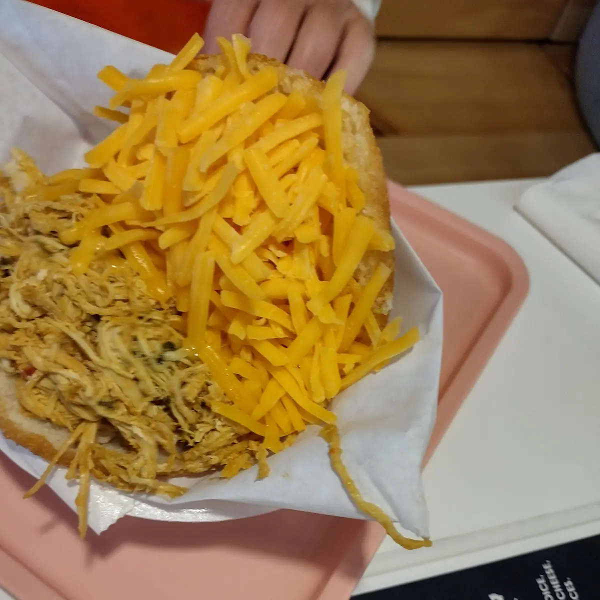 Shredded Chicken Arepa