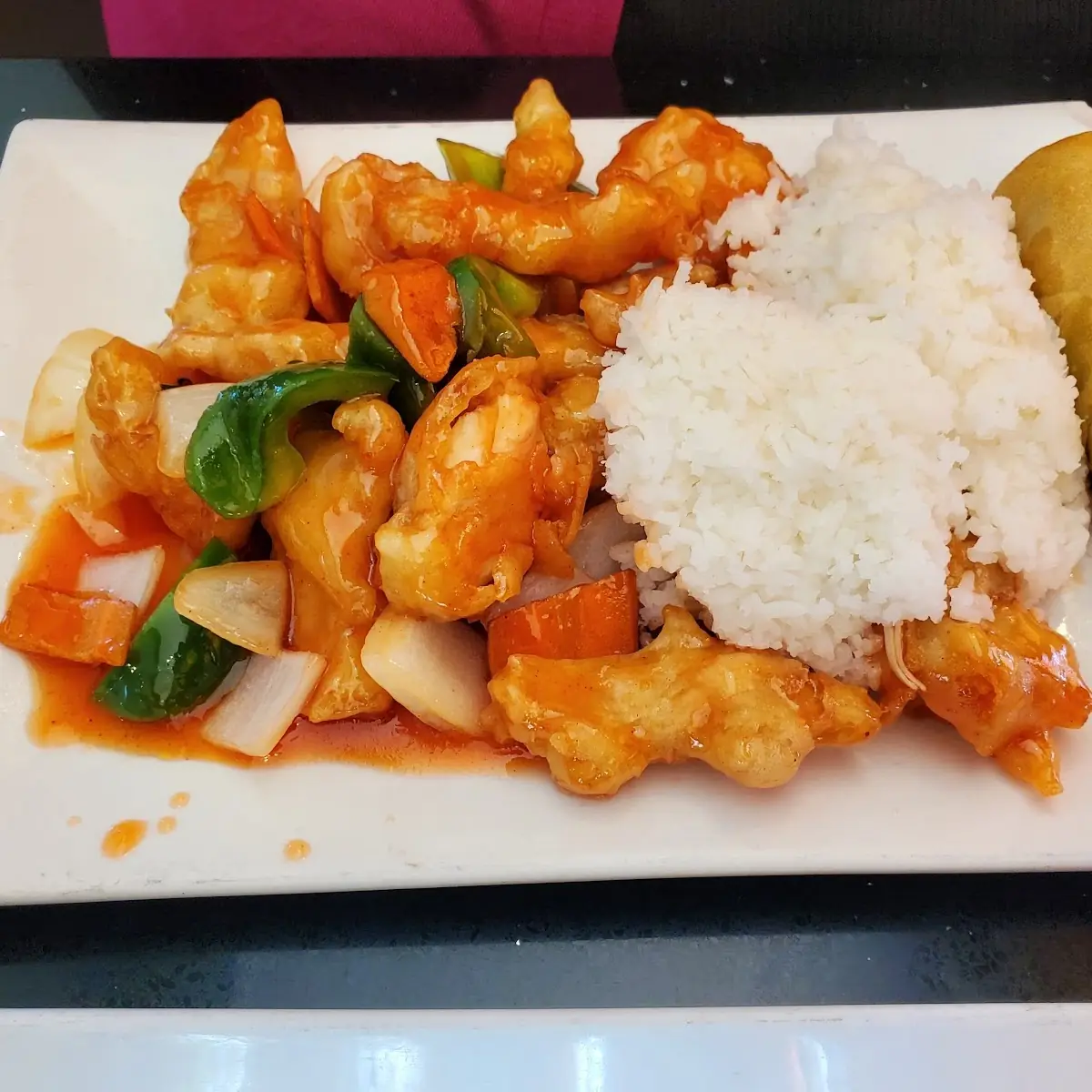 Sweet & Sour Shrimp Special Dinner