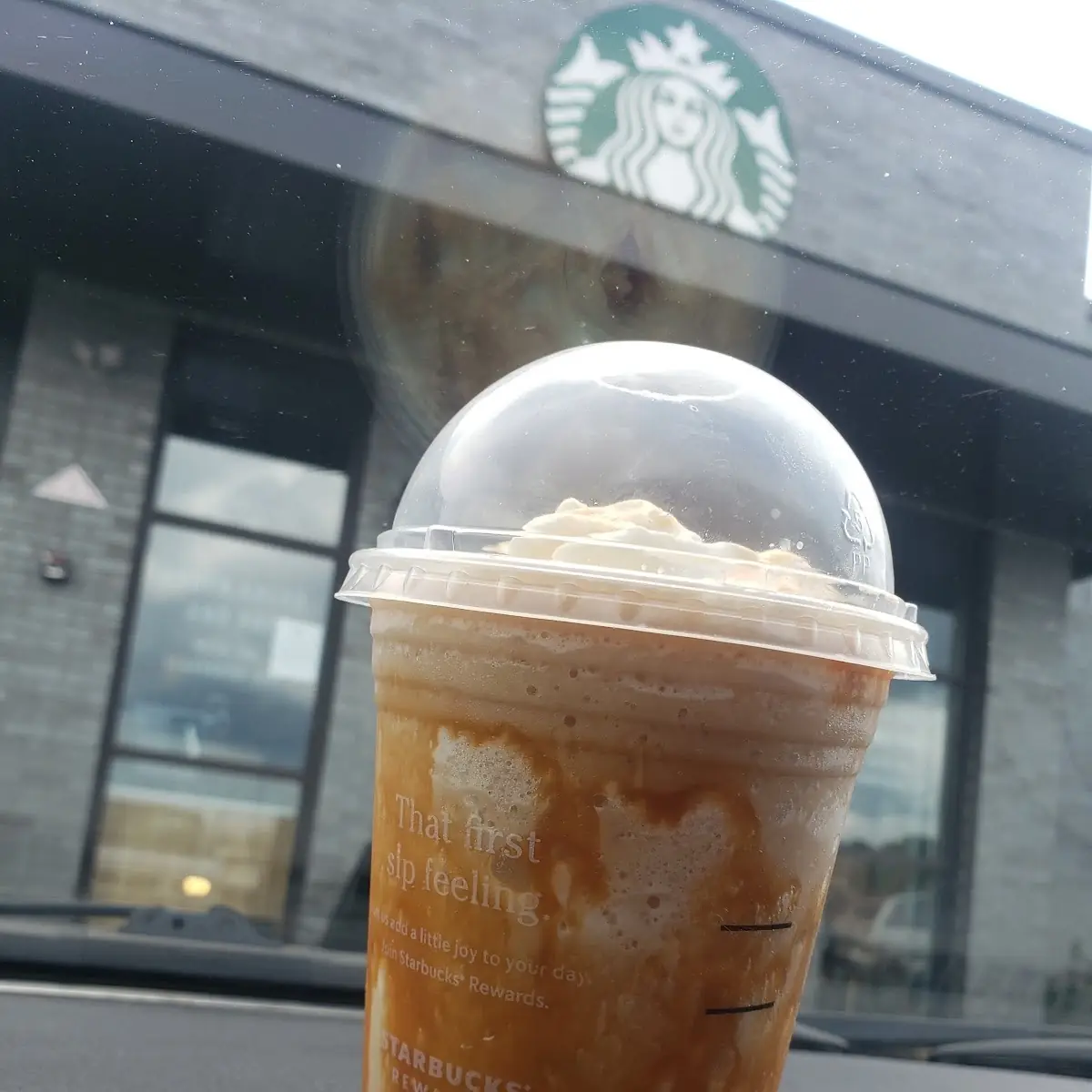 Caramel Frappuccino with Extra Sauce