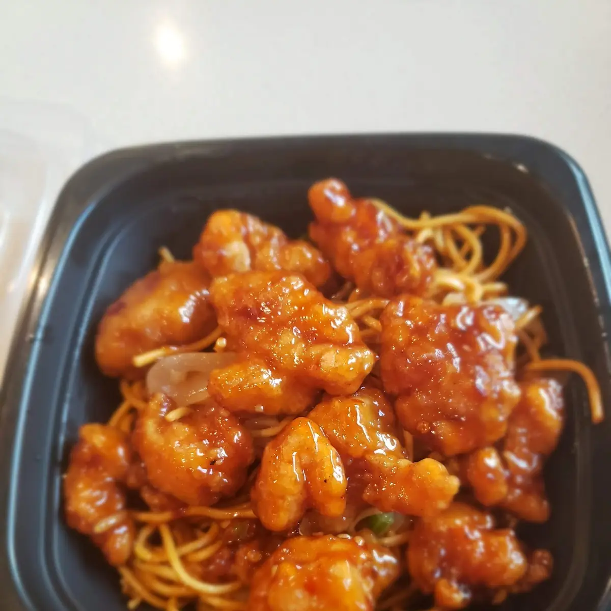 Orange Chicken Chow Mein