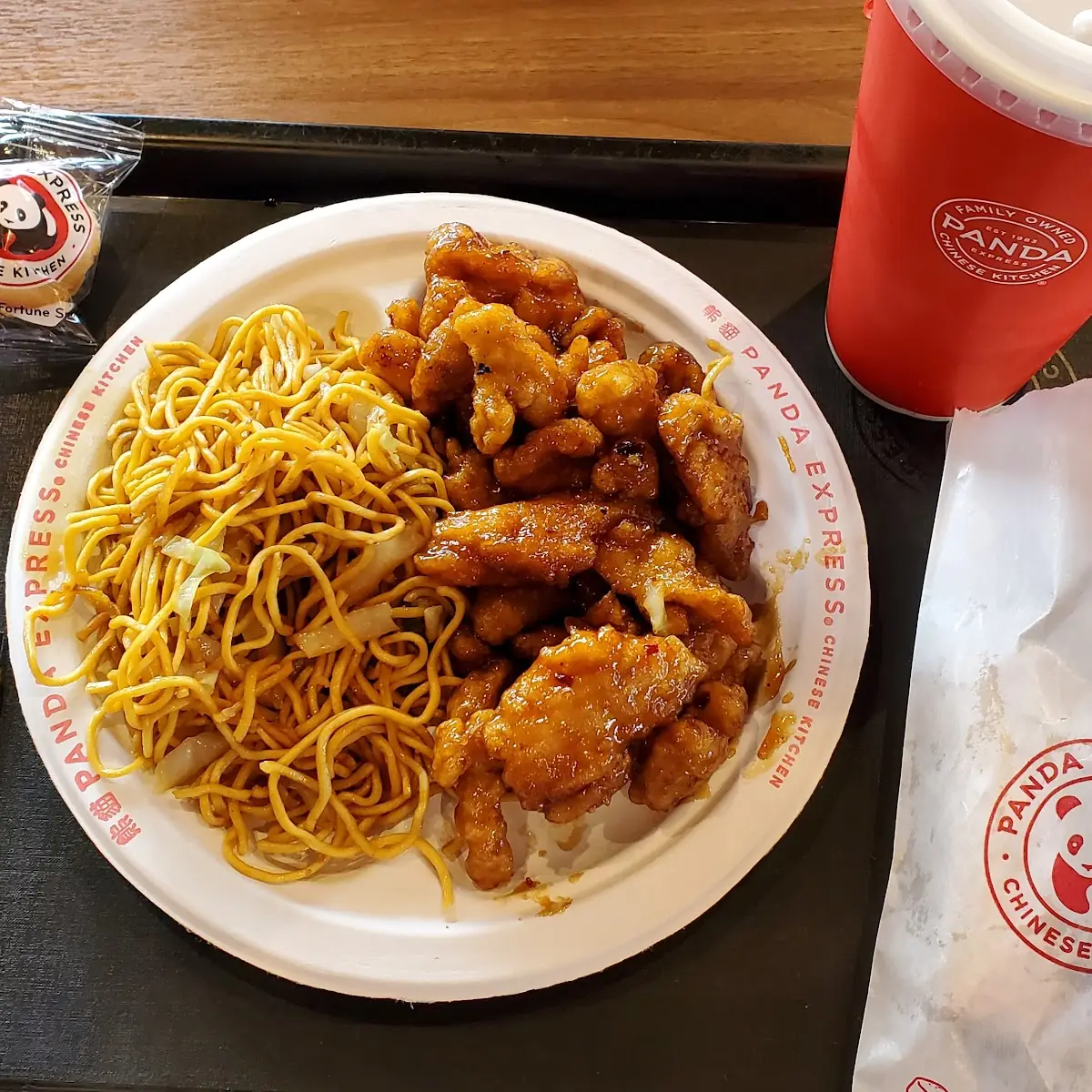 Orange Chicken Plate