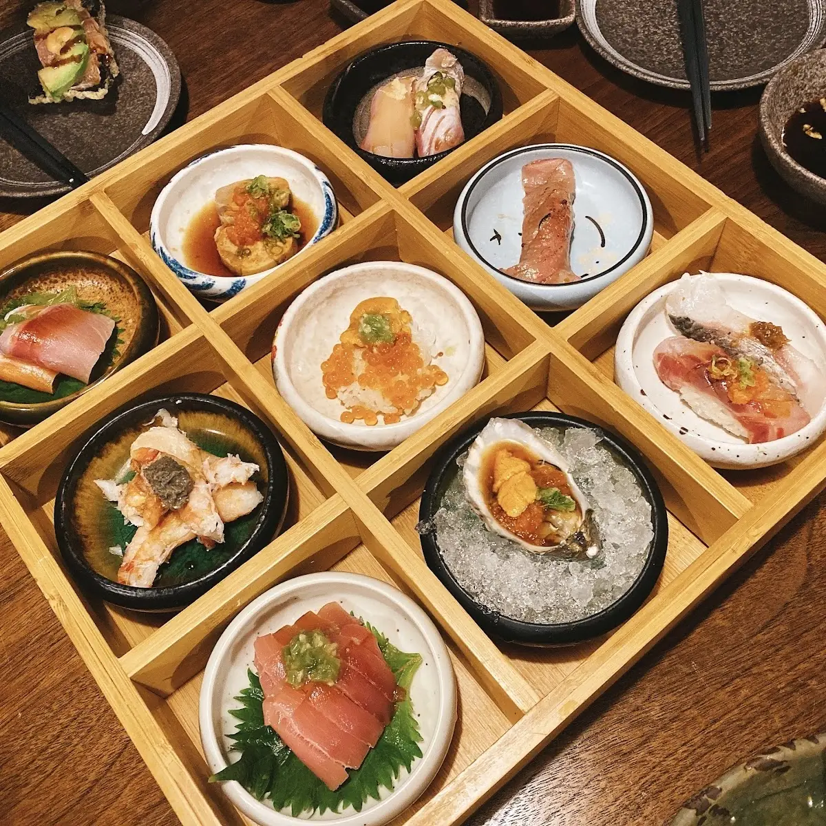 Assorted Sushi Roll Sashimi Bento