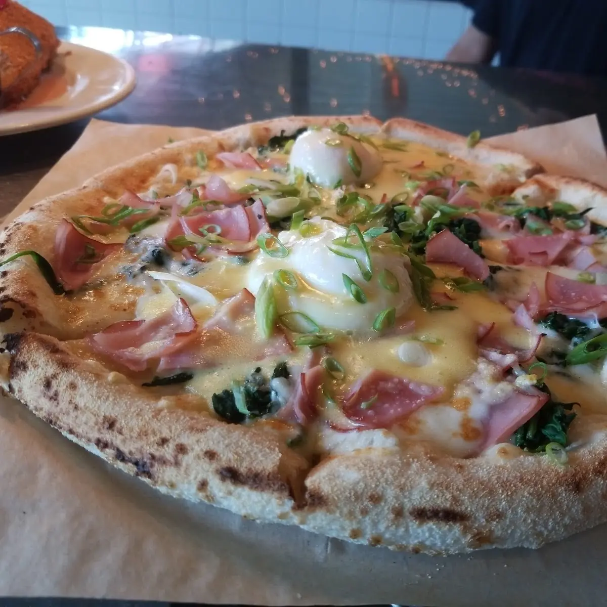 Eggs Benedict Pizza