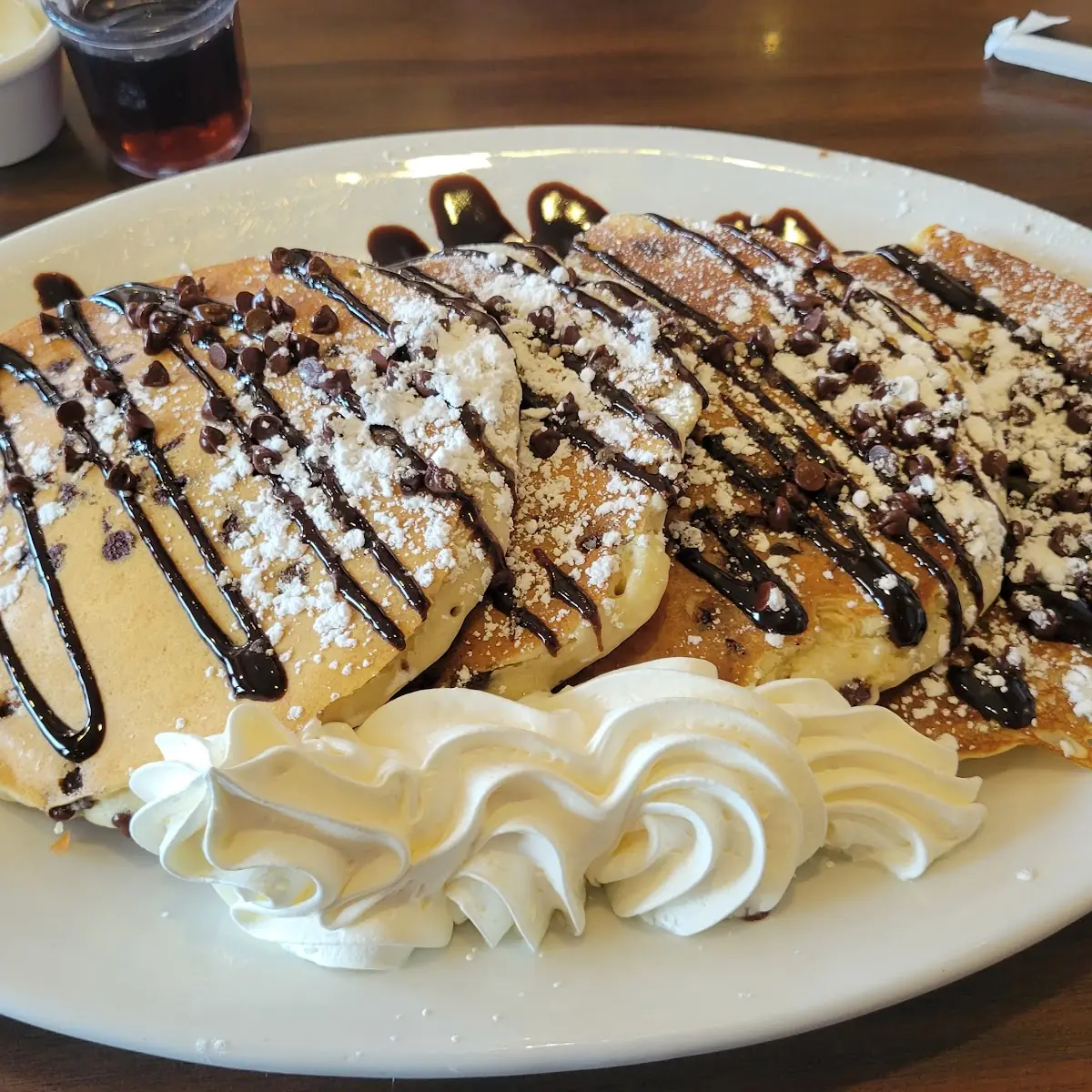 Mini Chocolate Chip Hotcakes