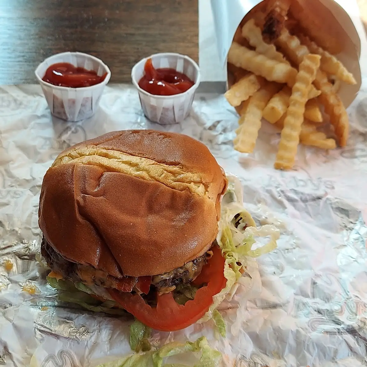 W Bacon Ranch Burger Meal