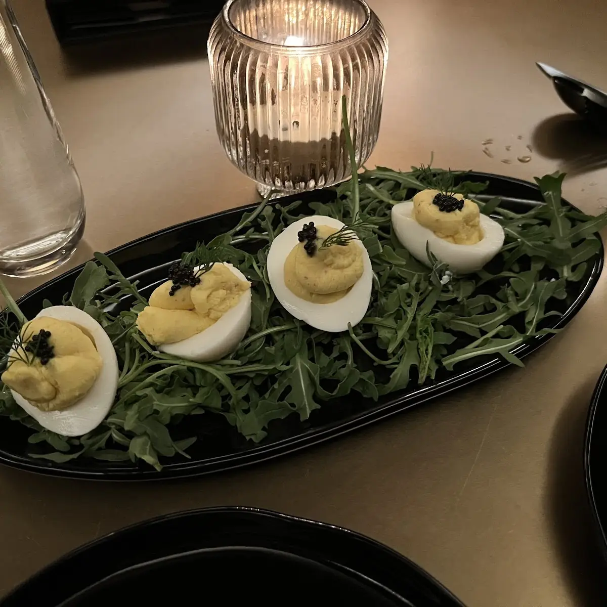 Caviar Deviled Eggs