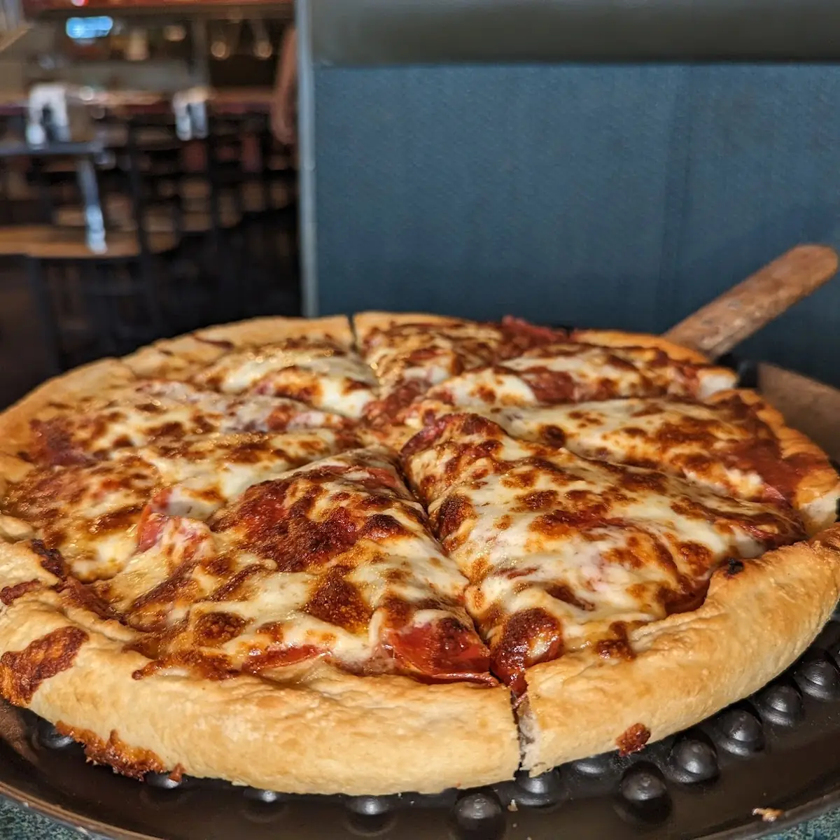 Deep Dish Pepperoni Pizza