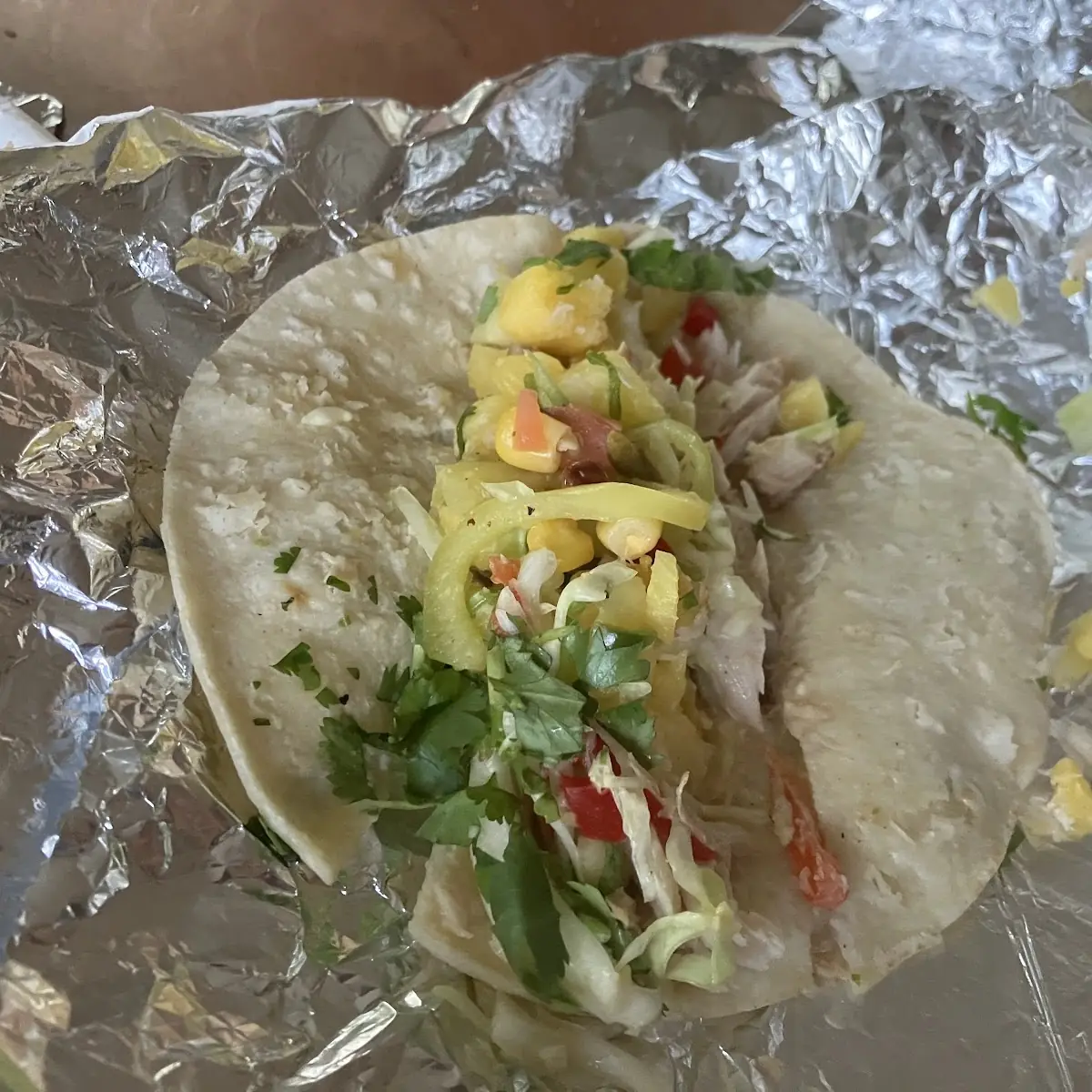 Single Chicken Taco