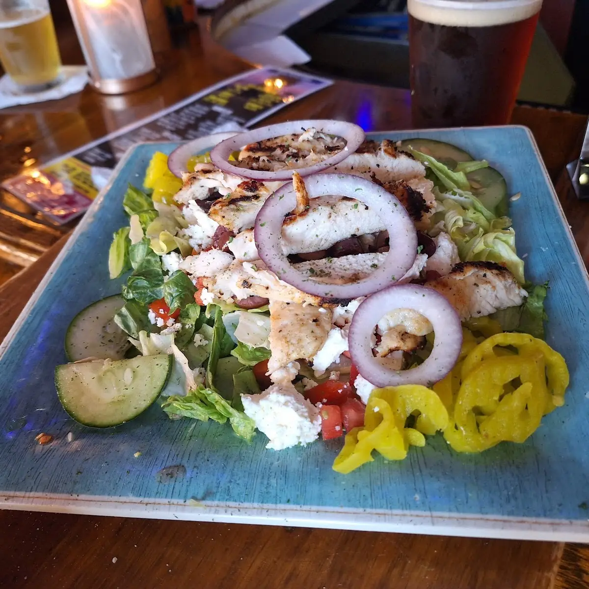 Greek Salad with Chicken