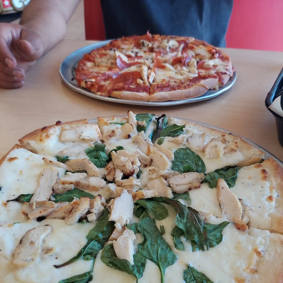 Chicken Alfredo Pizza