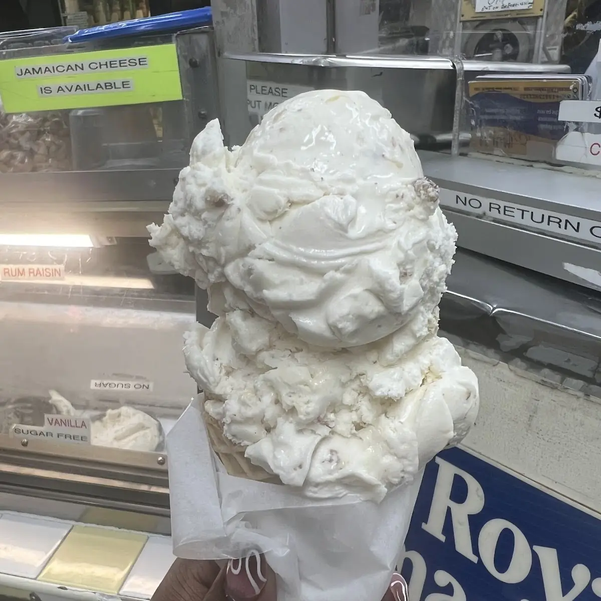 Grapenut Ice Cream Cone