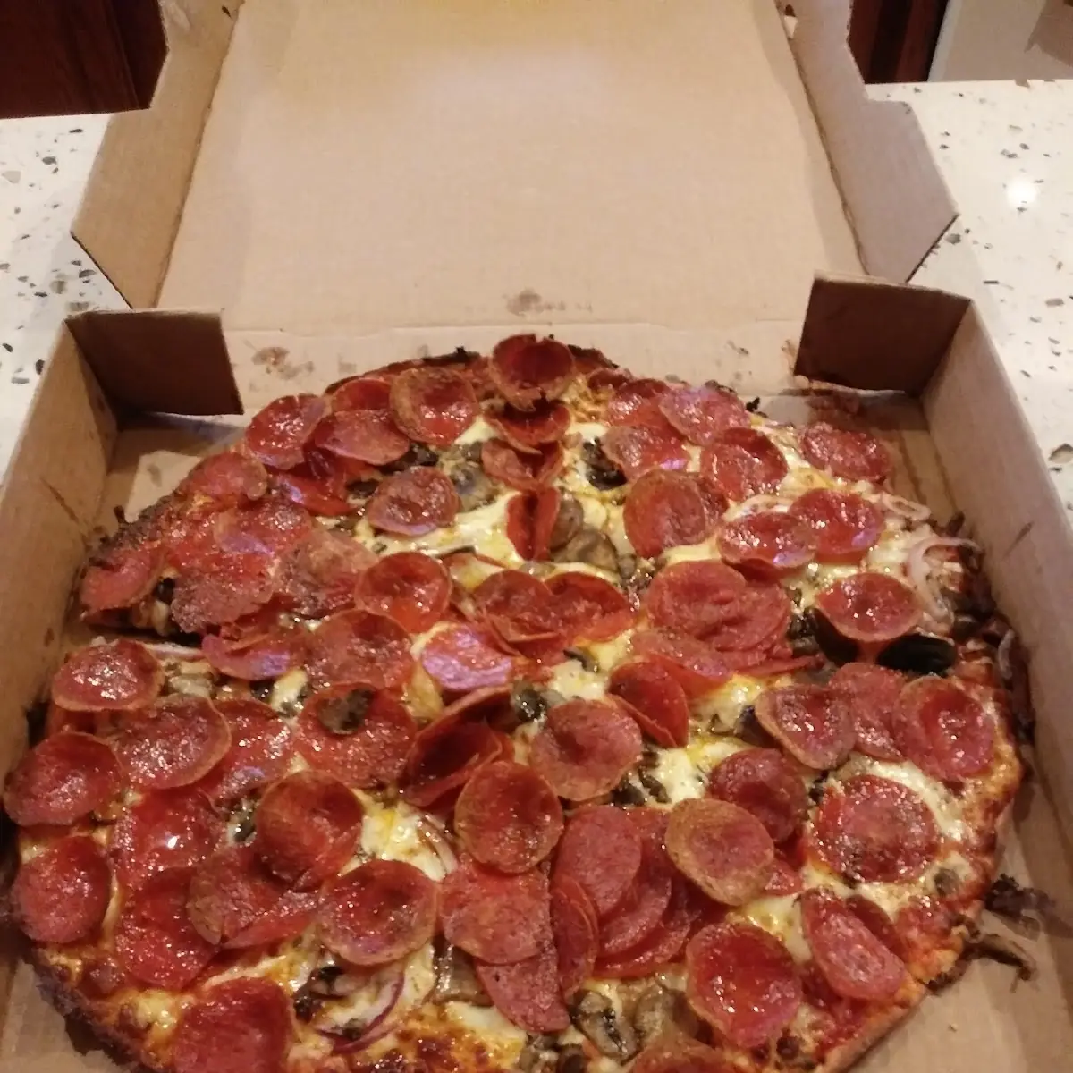 Triple Pepperoni Pizza