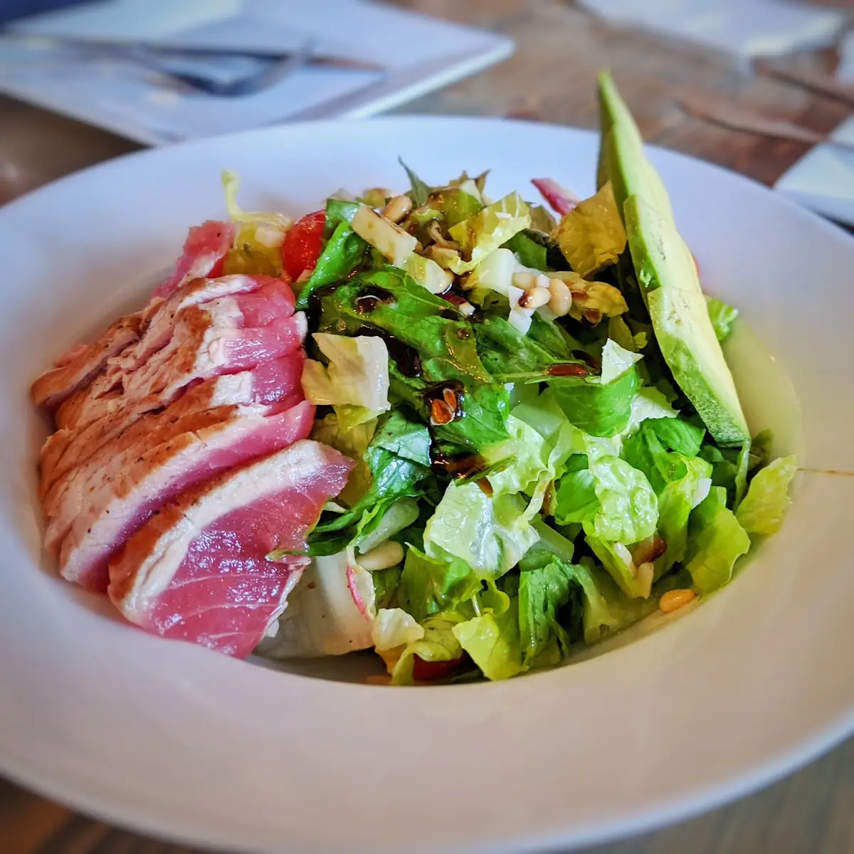 Chopped Snipe & Seared Ahi