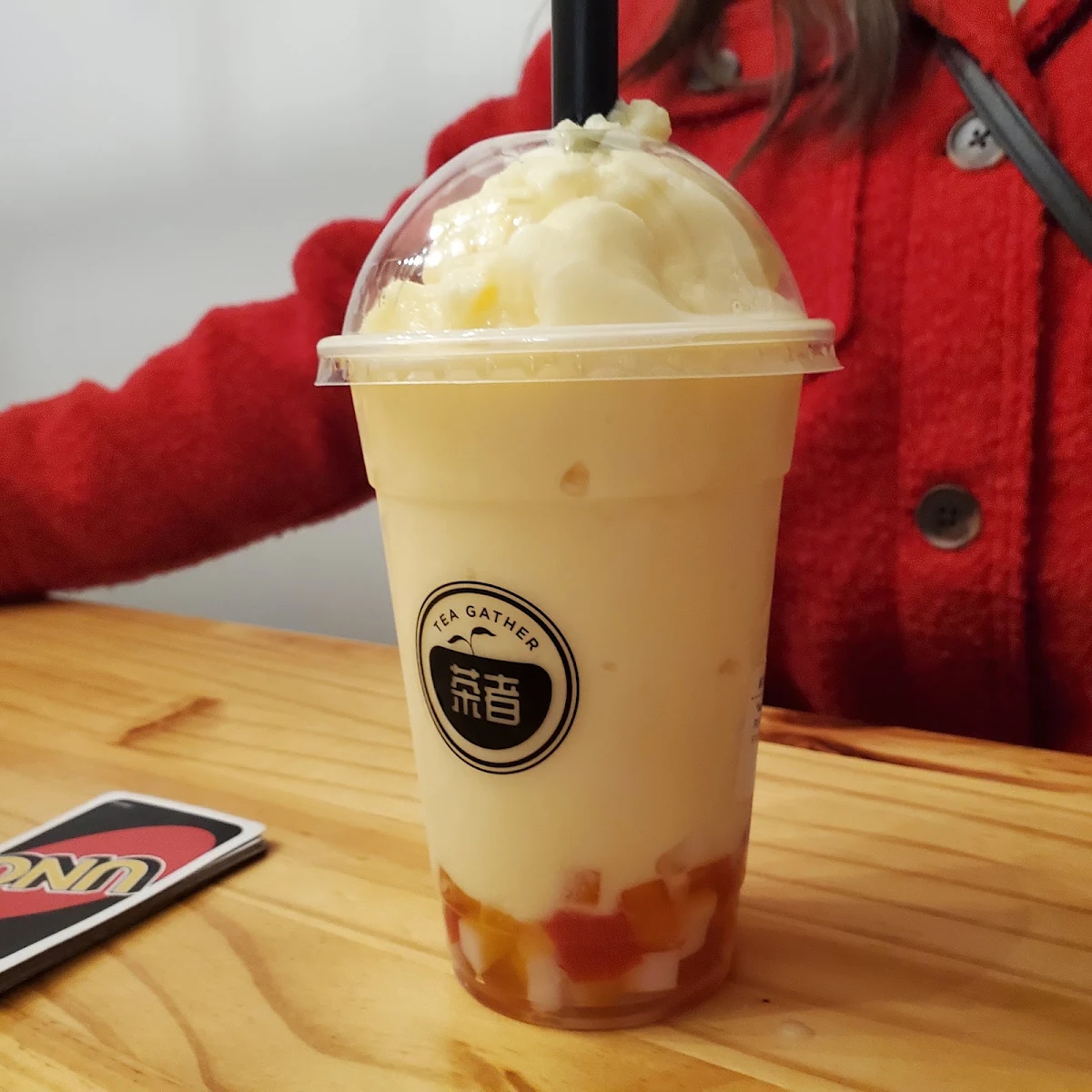 Mango Smoothie with Jelly