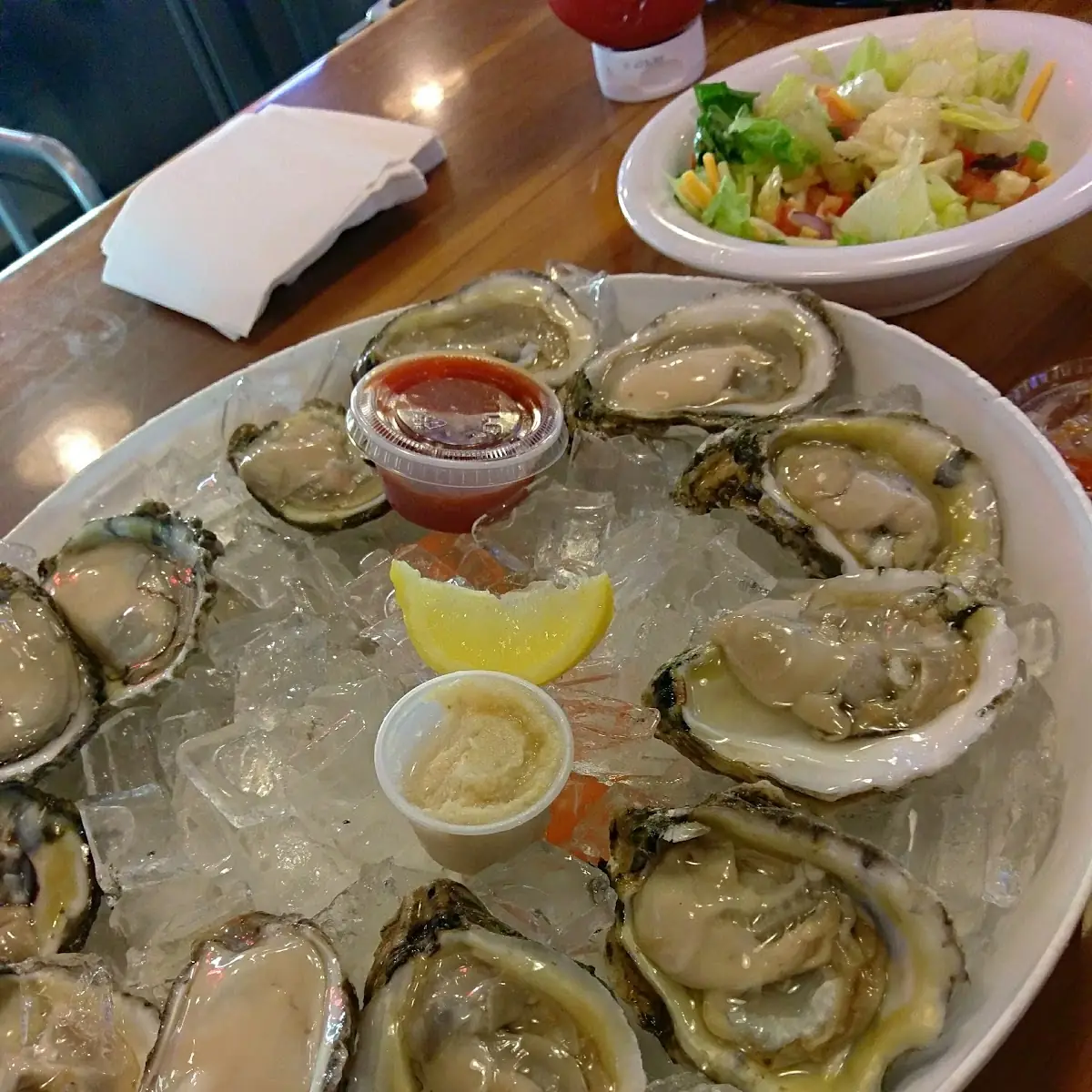 A Dozen Raw Oysters on the Half Shell