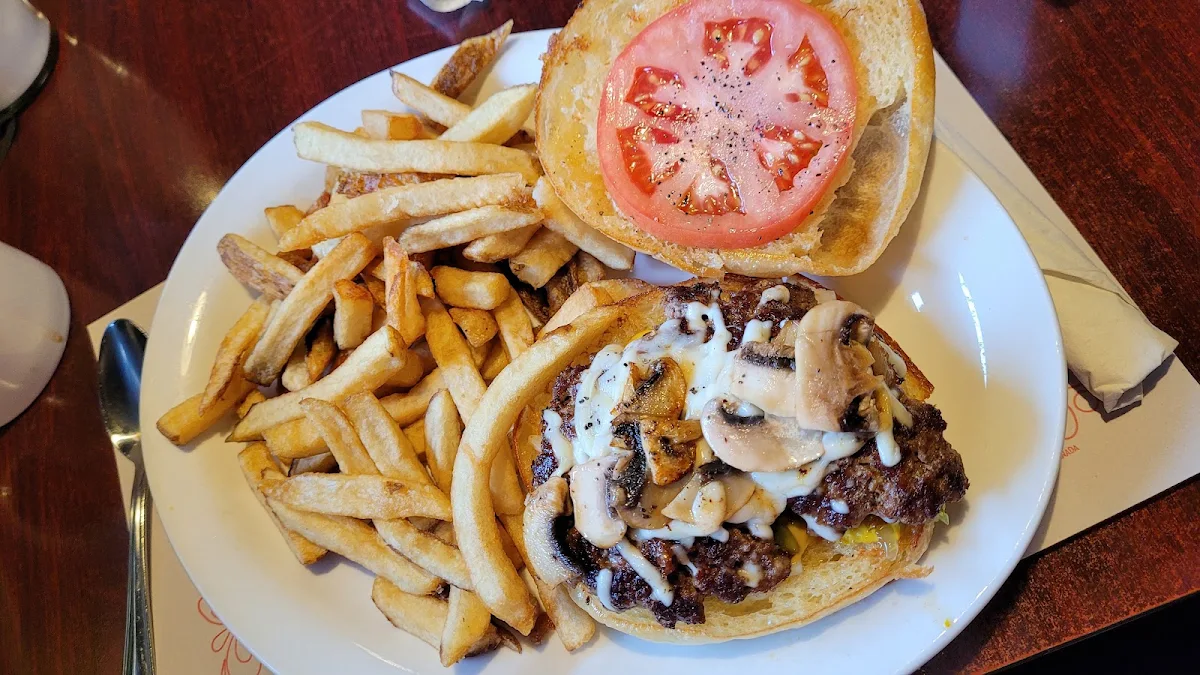 Mozzarella Mushroom Burger