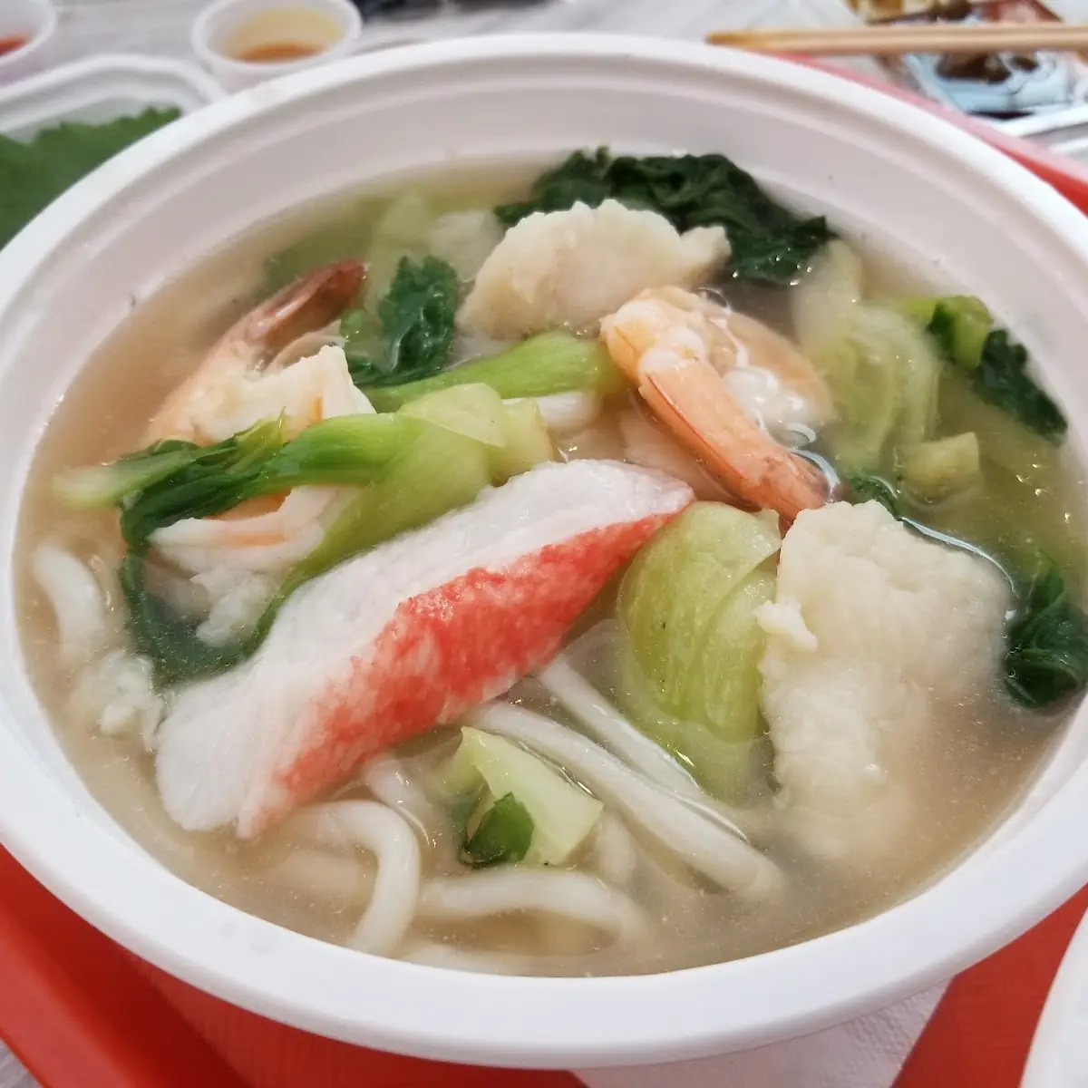 Grilled Chicken Noodle Soup
