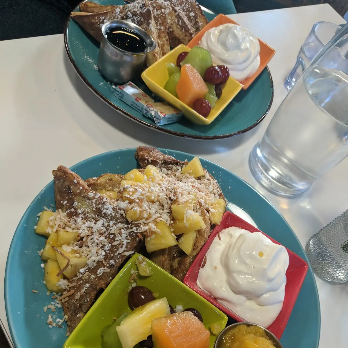 Coconut Pineapple Pancakes