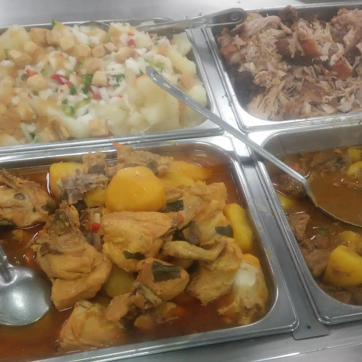 Steak and Stew Chicken