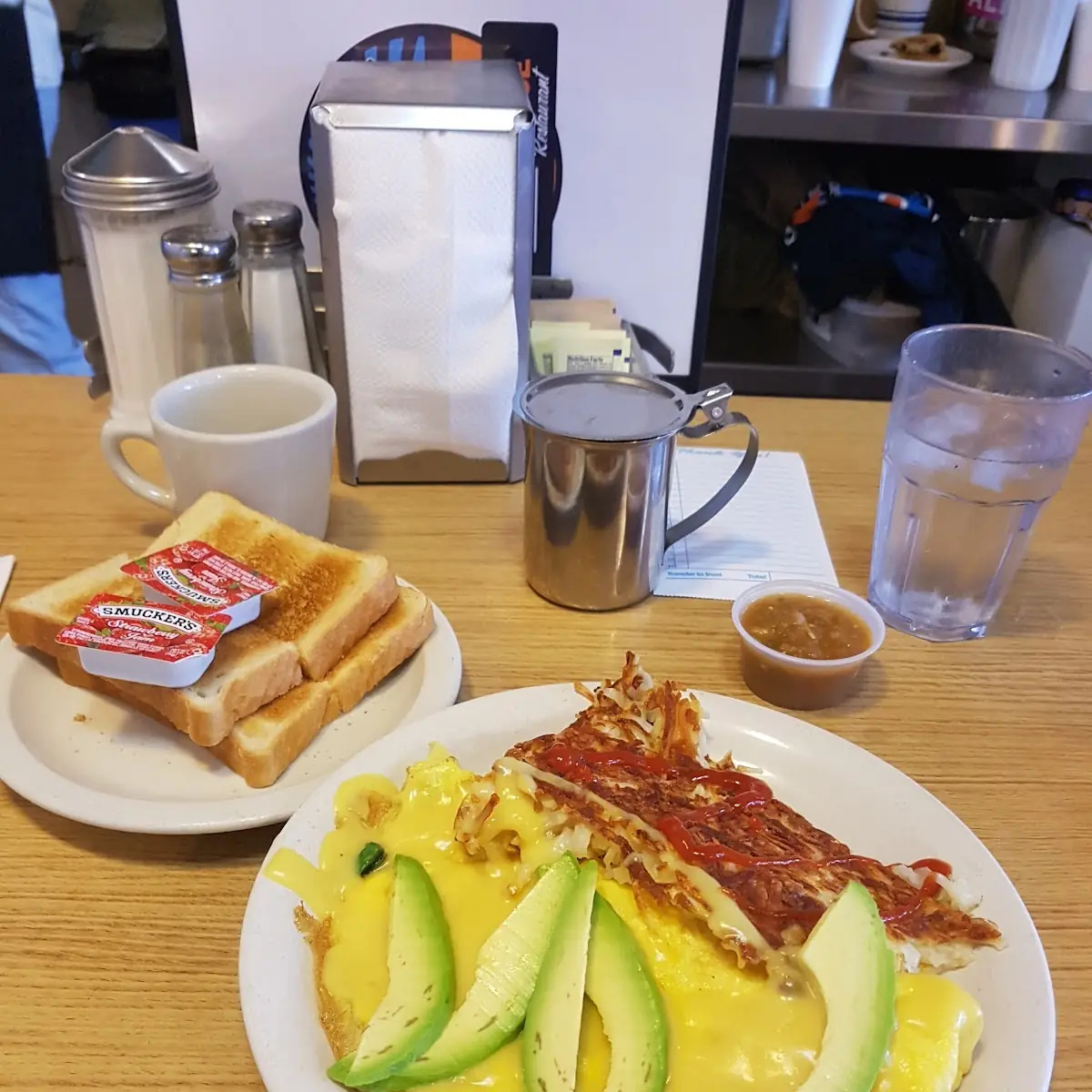 Bacon Nocado Cheese Omelet