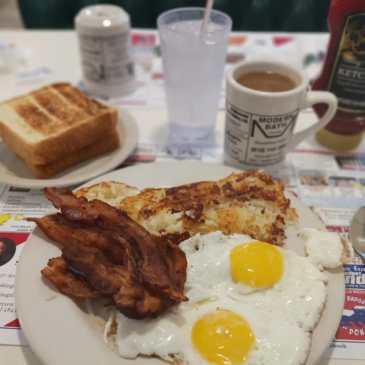 Eggs Extra Crispy Bacon Potatoes