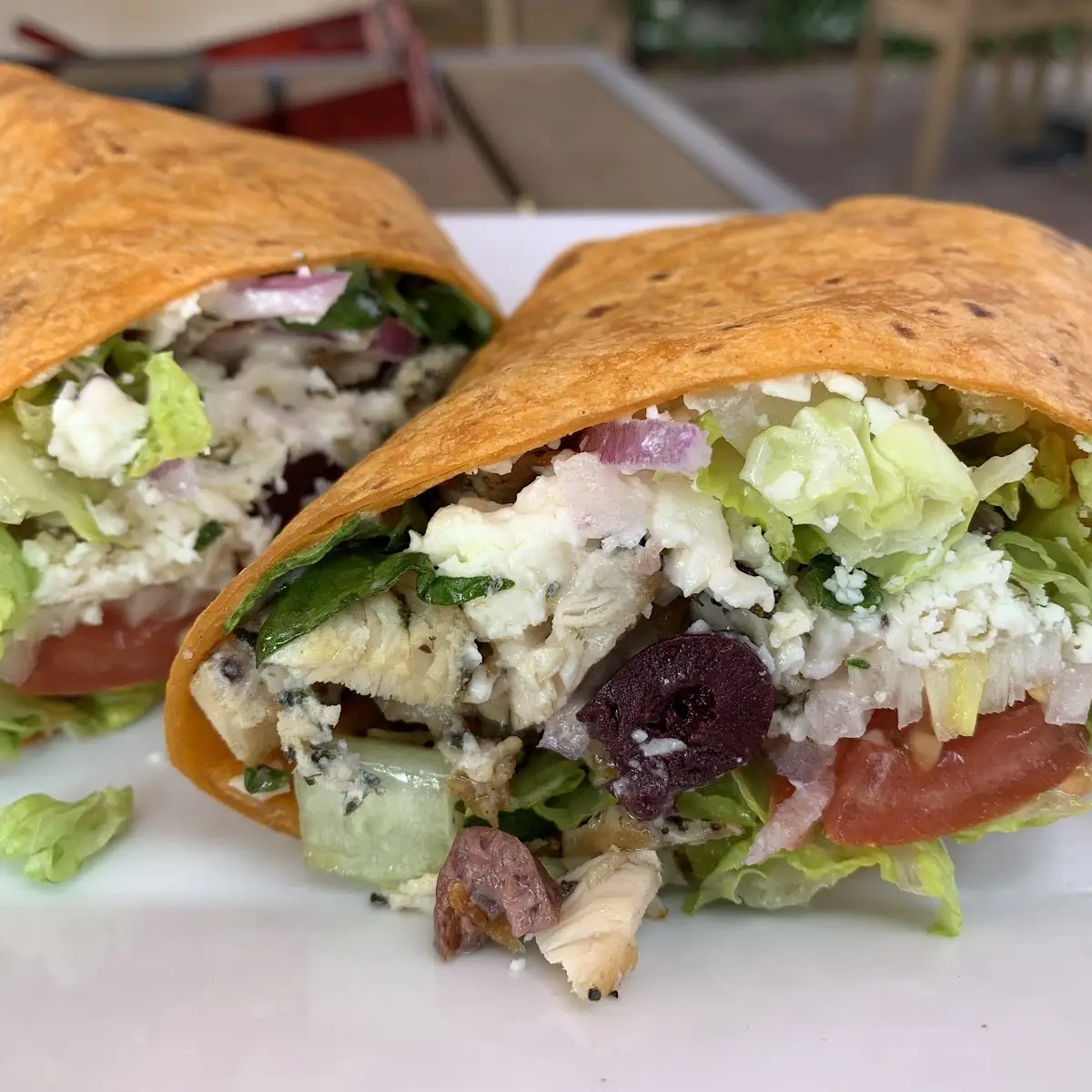 Greek Chicken Wrap
