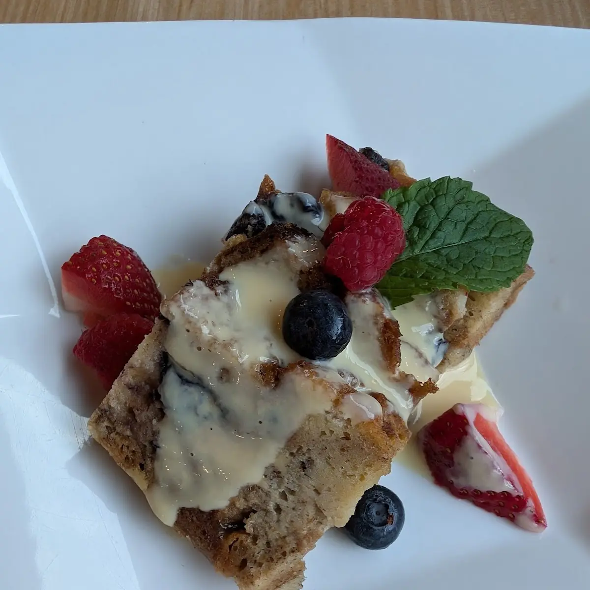 Blueberry Bread Pudding