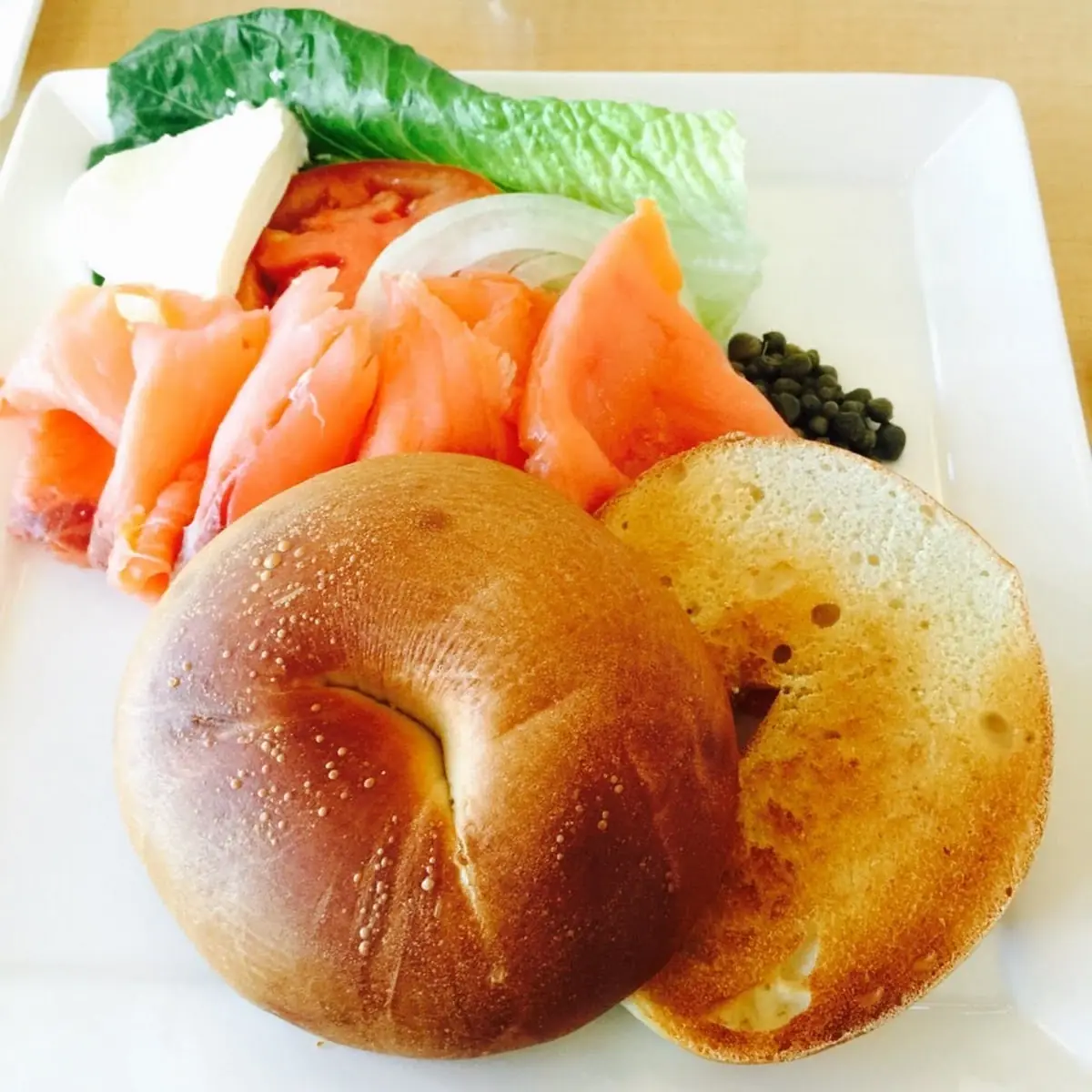 Smoked Salmon and Bagel